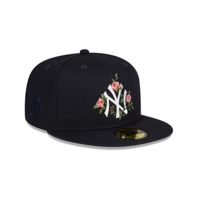 Sapca New Era New York Yankees MLB Bloom 59FIFTY Fitted - Albastri